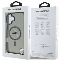 Karl Lagerfeld IML Metal Karl Head MagSafe iPhone 16 Plus Ümbris - must