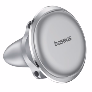 Car Holder Baseus "Magnetic Air Vent"" Silver (magnetic / air vent grille)