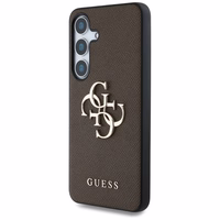 GUESS ümbris jaoks SAMSUNG S25 GUHCS25SPGT4MBW (PU Grained Big 4G and Classic Logo) brown