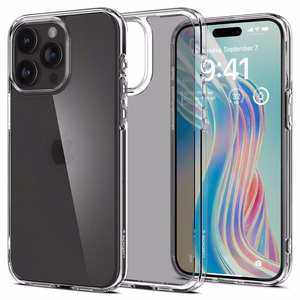 SPIGEN ümbris ULTRA HYBRID jaoks IPHONE 15 Pro frost clear