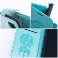 MEZZO Book ümbris jaoks SAMSUNG A12 / M12 dreamcatcher roheline