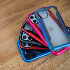 X-Doria Raptic Shield ümbris seadmele iPhone 14 Pro Max, alumiiniumist, läbinud 3 m kukkumiskatse, sillerdav