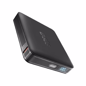 SBS HD 10W 5000mAh USB-C Akupank koos LCD Ekraan - must