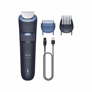 Philips Beard Trimmer 3000 Series BT3665/15 täismetallist teradega habemetrimmer