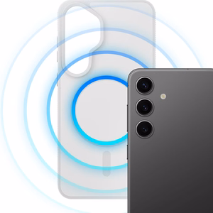 3mk Smoke MagCase Samsung Galaxy S25 jaoks valge-läbipaistev