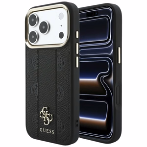 Ümbris mudelile IPHONE 18 Pro/17 Pro ühildub MagSafe'iga (Stripe Peony 4G Logo) (värv: must)