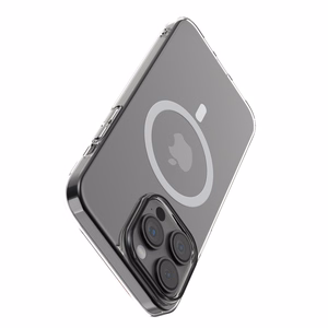 Comma ümbris Hard Jacket Mag jaoks iPhone 15 Plus läbipaistev antibacterial