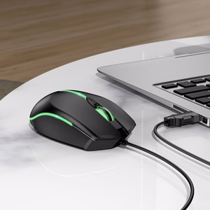 Juhtmega mänguhiir Hoco USB A 2400 dpi GM37 must