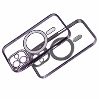 Bling Magsafe Ümbris jaoks Iphone 17 purple