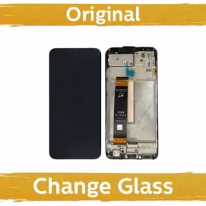 LCD ekraan ühilduv Samsung M336 M33 5G must raamiga (uuendatud: Hiina)