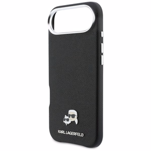 Karl Lagerfeld Karl & Choupette Head Pins Saffiano MagSafe Ümbris for iPhone Air - must