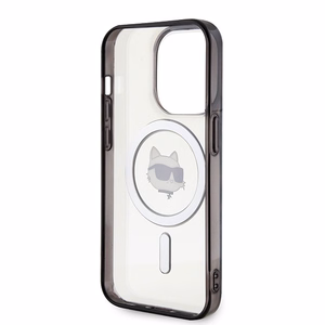 Karl Lagerfeld KLHMP15XHCHNOTK iPhone 15 Pro Max 6.7" прозрачный жёсткий чехол IML Choupette`s Head MagSafe
