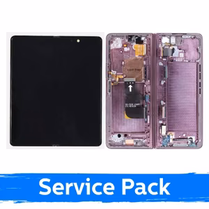 LCD ekraan ühilduv Samsung F936 Z Fold4 (INNER) raamiga / Burgundi / (Service Pack)
