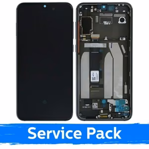 LCD ekraan, ühilduv Xiaomi Mi 9 SE raamiga / hall / (Service Pack)