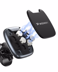 Wozinsky WUMTK Magnetic Phone Hoidja jaoks Car Air Vent - must
