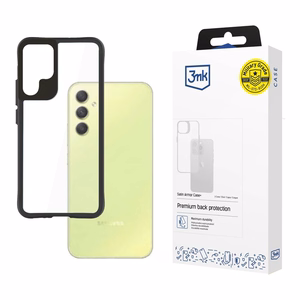 3mk Satin Armor Ümbris+ ümbris jaoks Samsung Galaxy A34 5G - läbipaistev