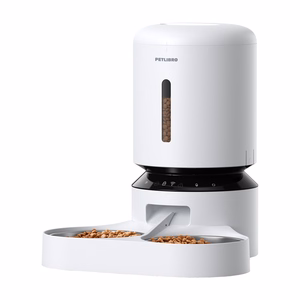 Petlibro Granary toidudosaator topeltkausiga, Wifi, 5L (valge)