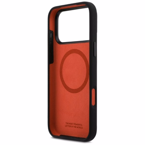 BMW M Silicon Tricolor Line MagSafe Ümbris jaoks iPhone 17 Pro Max - must