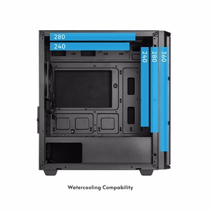Chieftec AZ-01B-OP Pro mini корпус Midi Tower MicroATX/Mini-ITX (чёрный)