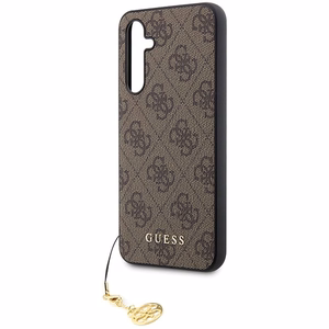 GUESS ümbris jaoks SAMSUNG S23 FE GUHCS23FEGF4GBR (4G Charm) brown