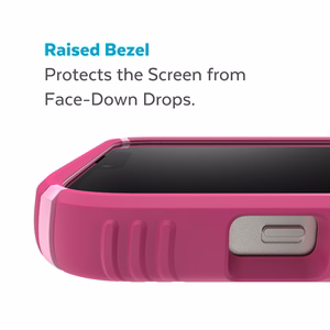 Speck Presidio2 Grip MagSafe ümbris seadmele iPhone 14 Plus, libisemiskindla haardega, Digital Pink / Blossom Pink / White värvikombinatsioon