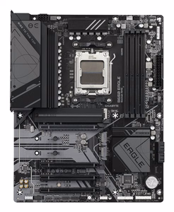 GIGABYTE B650 EAGLE emaplaat - AMD Ryzen 9000 Series CPUs, 12+2+2 Phases VRM, up to 7600MHz DDR5 (OC), 1xPCIe 5.0 + 2xPCIe 4.0 M.2, GbE LAN, USB 3.2 Gen 2