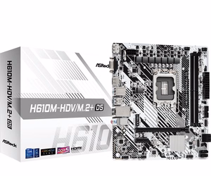 Asrock H610M-HDV/M.2+ D5 emaplaat Intel H610 LGA 1700 micro ATX