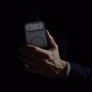 Nillkin CamShield Pro MagSafe Compatible Ümbris jaoks iPhone 17 Air - Läbipaistev Must