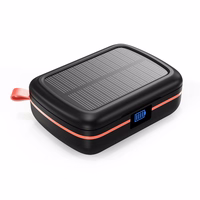 Choetech TWS juhtmevaba kõrvaklapid veekindel koos solar panel and sisseehitatud 2500mAh akupank must (BH-T05)