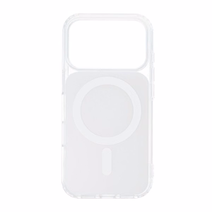 Case for iPhone 17 Pro / 18 Pro (low camera edge) Clear Fusion Mag Cover compatible with MagSafe white