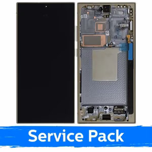 LCD ekraan ühilduv Samsung S928 S24 Ultra raamiga / Titanium Yellow / (Service Pack)