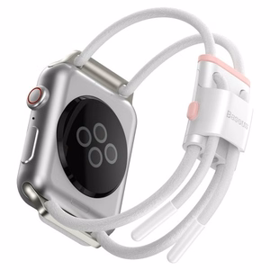 Rihm Baseus Lets go Apple Watch Series 42 / 44mm valge/roosa
