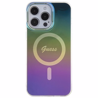 Guess IML Iridescent MagSafe ümbris jaoks iPhone 15 Pro - must