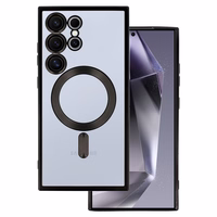 Metallic Magsafe Ümbris jaoks Samsung Galaxy S24 Must