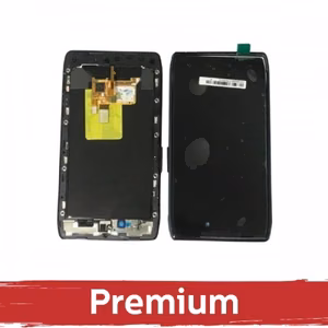 LCD ekraan ühilduv Motorola XT910 RAZR must raamiga OEM