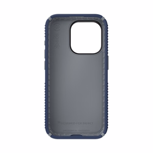 Speck Presidio2 Grip ümbris seadmele iPhone 15 Pro, Coastal Blue / Dust Grey värvitoonis