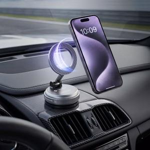 Forcell F-Grip Magic Mag iminapaga magnetiline auto telefonihoidik, MagSafe'iga ühilduv – must