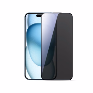 Закалённое стекло Joyroom JR-MLG0282 2.5D Dustproof Privacy с чёрной рамкой для iPhone 15 Plus/16 Plus