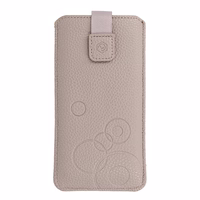 WONDER Deko Pouch Ümbris (Size S) jaoks Nokia 105 2019/150/216 cappuccino