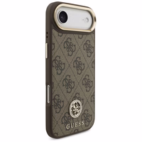 GUESS ümbris jaoks IPHONE 17 Air compatible with MagSafe GUHMP17MP4GRMDEW (PU W/ 4G Strass Logo) brown