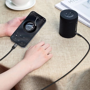 Acefast J11 USB-C 3.5mm mini jack kaabel 1m - must