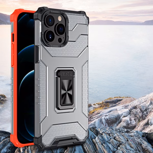 Crystal Ring Case Kickstand Tough Rugged Cover for iPhone 12 Pro Max sinine