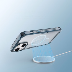 Nillkin Nature Pro armored ümbris with MagSafe jaoks iPhone 15 Plus - sinine