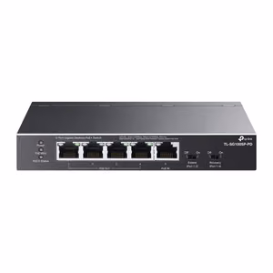 TP-Link TL-SG1005P-PD network switch Gigabit Ethernet (10/100/1000) Power over Ethernet (PoE) must