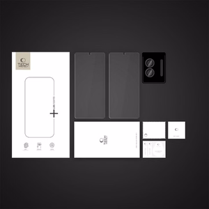 Karastatud klaas Tech-Protect Glass Set+ 3-pack jaoks Samsung Galaxy S25 Edge - läbipaistev