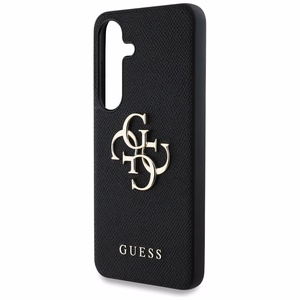 GUESS ümbris jaoks SAMSUNG S25 Plus GUHCS25MPGT4MBK (PU Grained Big 4G and Classic Logo) must