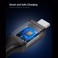 Spigen EB10020CC USB-C Kaabel 100W 200cm - must