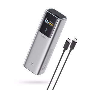 CUKTECH CKPB100PGLBL akupank, 10000 mAh, 150 W, USB-C / USB-A, hall