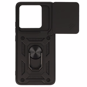 Slide Camera Armor Ümbris jaoks Xiaomi 14T Must