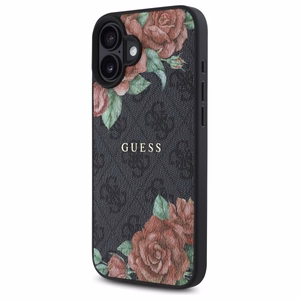Guess GUHMP16SP4ROPEMCK iPhone 16 6.1" must/must hardcase 4G Flowers Print MagSafe